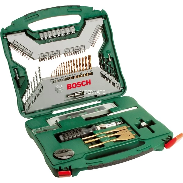 Bosch 2 607 019 330 Foret Ensemble De Forets 100, 35, Perceuse, Ensembles Embouts (Vert, Perceuse, Ensemble De Forets, 3 - 10 Mm, 1 - 10 Mm, 3 - 8 Mm, 100, 35)