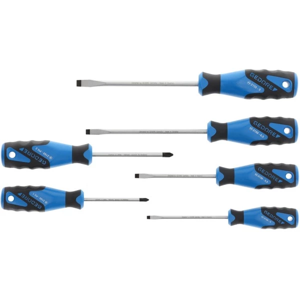 GEDORE Ensemble 6 Tournevis (165 Mm, 40 Mm, 660 G)