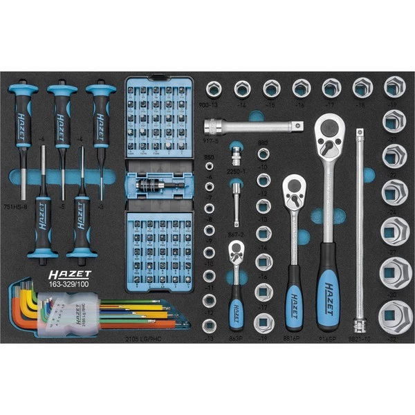 Hazet 163-329/100, Set D'outils
