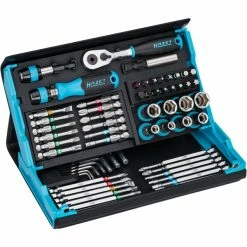 Hazet 2200SC-32, Set D'embouts De Vissage (Noir/Bleu)