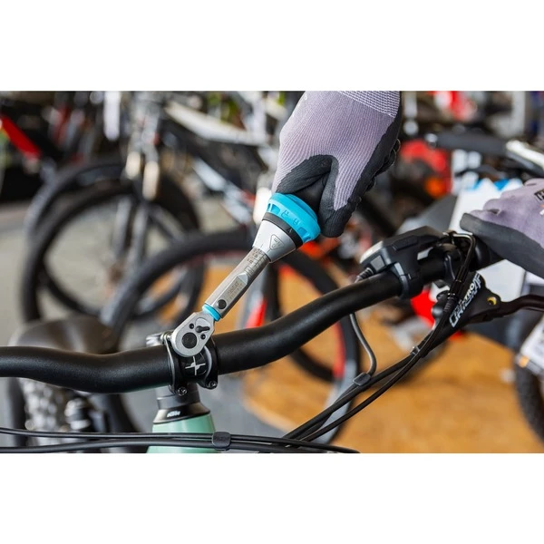 Hazet 5108-3CT Clé Dynamométrique (Bleu/Noir, Clé Dynamométrique à Cliquet, Mécanique, 1/4", 2,5 - 25 N·m, 3%, Noir/Bleu) – Image 4