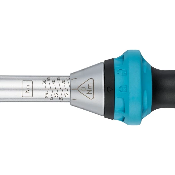 Hazet 5120-3CT Clé Dynamométrique (Bleu/Noir, Clé Dynamométrique à Cliquet, Mécanique, 1/4", 1 - 9 N·m, 4%, Noir/Bleu) – Image 4