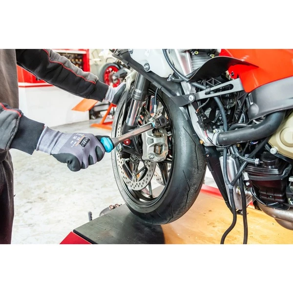 Hazet 5120-3CT Clé Dynamométrique (Bleu/Noir, Clé Dynamométrique à Cliquet, Mécanique, 1/4", 1 - 9 N·m, 4%, Noir/Bleu) – Image 6