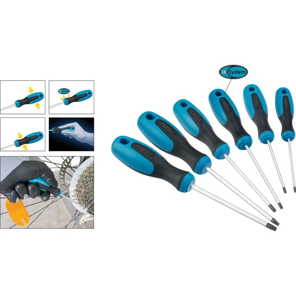 Hazet 810T/6, Tournevis (Bleu/Noir)