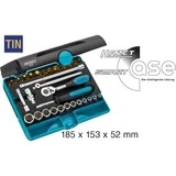 Hazet Steckschlüssel-Satz 854 Ensemble De Douilles, Set D'outils (Ensemble De Douilles, 1/4", Métrique/empirique, 30 Tête(s), 6.3 Mm, 1/4") – Image 3