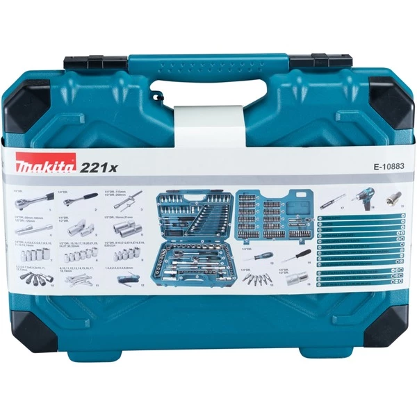 Makita E-10883, Set D'outils (Bleu)