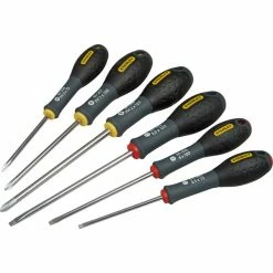 Stanley TOURNEVIS ELEC + MECA + PH - JEU DE 7PCS FATMAX (Noir)