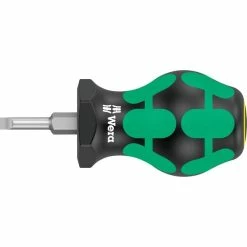 Wera 05008841001 Tournevis Manuel Unique Tournevis Standard (Noir/Vert, Noir/Vert)