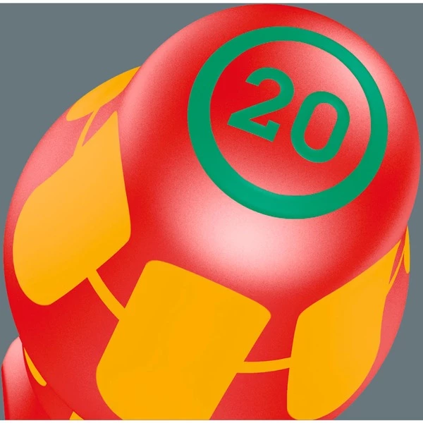 Wera 05133356001, Tournevis (Rouge/Jaune) – Image 3