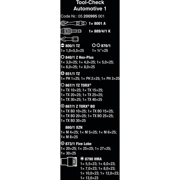 Wera 05200995001 Douills Et Ensemble De Douilles, Set D'embouts De Vissage (Noir, Ensemble De Douilles, 1/4", Métrique, 38 Tête(s), 10,15,20,25,30,40 Mm, PH1,PH2,PH3) – Image 5