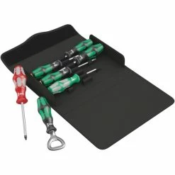 Wera 300/7 Set 4, Tournevis (Noir/Vert)
