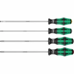 Wera 335/350/355/4 Jeu Tournevis Multifonctionnel (Noir/Vert, 420 Mm, 81 Mm, 42 Mm, 472 G, Noir/Vert)