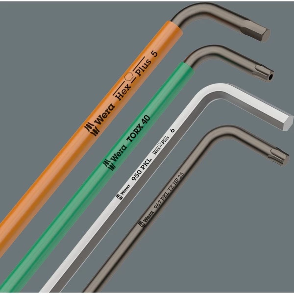 Wera 967/9 TX XL Set De Clé Allen/hexagonale Forme De L Métrique 9 Pièce(s), Tournevis (TORX T8 à T40) – Image 2