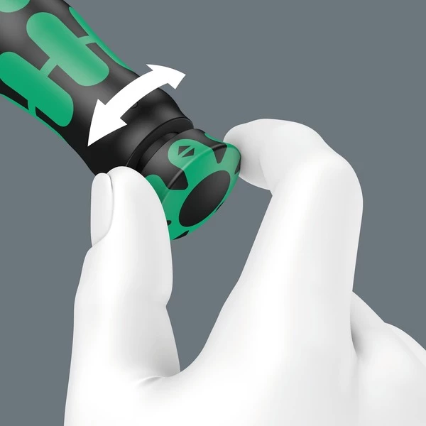 Wera Click-Torque C 2 Push R/L, Clé Dynamométrique (Noir/Vert) – Image 3