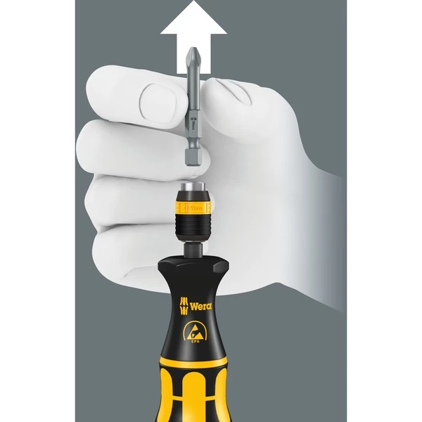 Wera Ensemble D'embouts Kraftforme Compacte 60 ESD, Set D'embouts De Vissage (Poignée Tournevis ESD Et Embouts) – Image 4