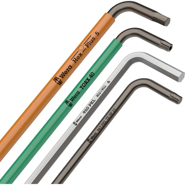 Wera Ensemble De Clés Allen 9 Pièces 950PKL/9, Tournevis (Chrome, 1,5mm Jusqu'à 10mm) – Image 3