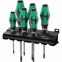 Wera Ensemble De Tournevis Kraftforme Plus TORX (Noir/Vert, T10, T15, T20, T25, T30, T40)