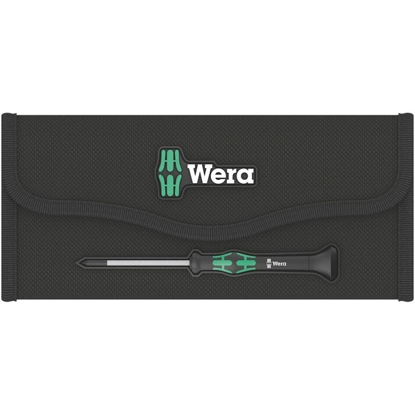 Wera Micro 12 Electronics 1 Jeu Tournevis Standard (Noir/Vert, Pour Appareils électriques) – Image 2