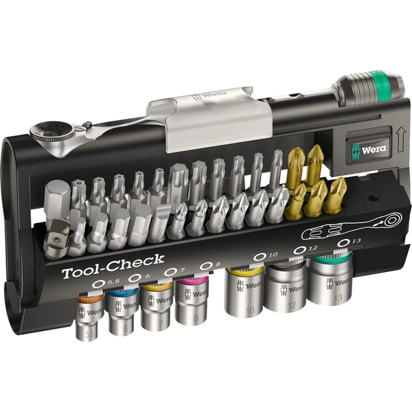 Wera Tool-Check 1 SB, Set D'embouts De Vissage (Noir)
