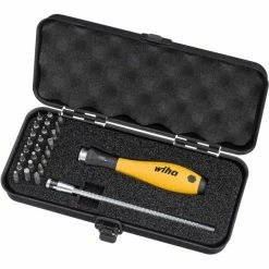 Wiha SYSTEM 4 ESD 33848, Set D'embouts De Vissage (Noir)