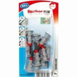 Fischer 545679, Cheville (Gris Clair/Rouge)