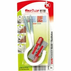 Fischer DUOPOWER 10x50 RH G, Cheville (Gris Clair/Rouge)
