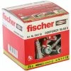 Fischer DUOPOWER 10x50 S, Cheville (Gris Clair/Rouge)