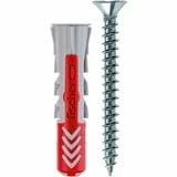 Fischer DUOPOWER 6x30 S LD, Cheville (Gris Clair/Rouge) – Image 4