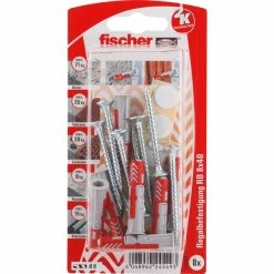 Fischer DUOPOWER 8x40 RB K, Cheville (Gris Clair/Rouge)