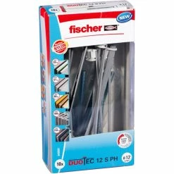 Fischer DUOTEC 12 S PH M LD, Cheville (Gris Clair/Rouge)