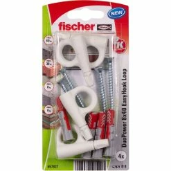 Fischer EasyHook Loop DuoPower 8x40, Cheville (Blanc)