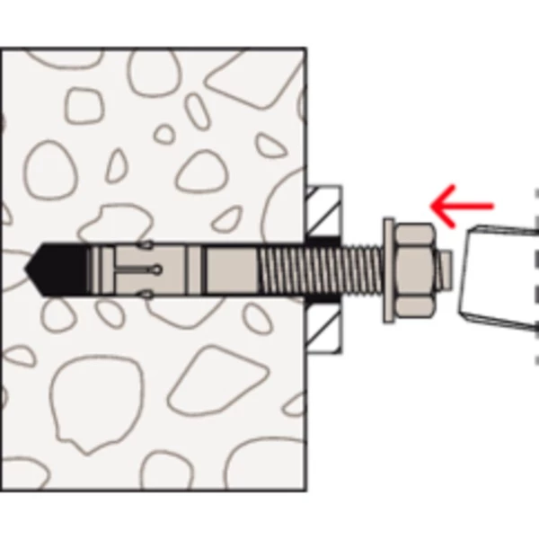 Fischer FBN II 12/10, Cheville (Argent) – Image 5