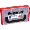 Fischer FIXtainer 210 Pièce(s) Kit De Vissage, Cheville (Gris Clair, Kit De Vissage, Utilité Générale, Noir, Gris, Rouge, Argent, Transparent, 210 Pièce(s))
