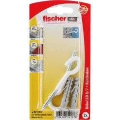 Fischer SB 8/7 K, Cheville (Gris)