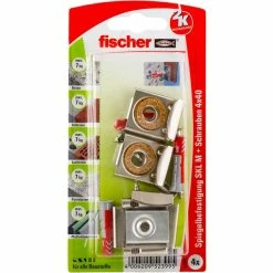 Fischer SKL M K, Cheville (Gris Clair/Rouge)
