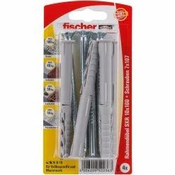 Fischer SXR 10x100 SS K, Cheville (Gris Clair)