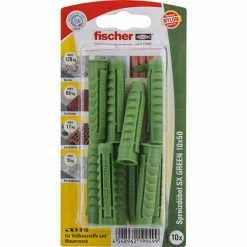 Fischer SX GREEN 10x50 K, Cheville (Vert)