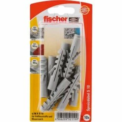 Fischer S 10 K, Cheville (Gris)