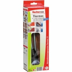 Fischer Thermax 12/110 M12 11 Cm 2 Pièce(s) Kit De Vissage, Cheville (Kit De Vissage, Acier Zingué, Béton, M12, Noir, Métallique, 11 Cm)