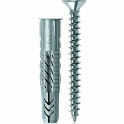 Fischer UX 10 X 60 S/20, Cheville (Gris Clair, Nylon, Gris, 6 Cm, 1 Cm, 9 Cm, 2 Cm)