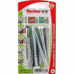 Fischer UX 10x60 R S K, Cheville (Gris Clair)