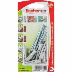 Fischer UX 6x35 R S K, Cheville (Gris Clair)