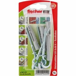 Fischer UX 8x50 RH K, Cheville (Gris Clair)
